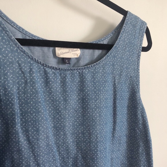 Universal Thread Co. Denim Drawstring Tank - Picture 5 of 6